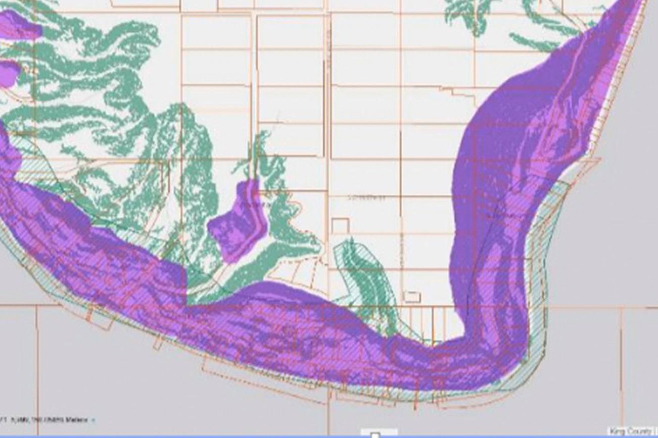 King County introduces new landslide hazard maps VashonMaury Island