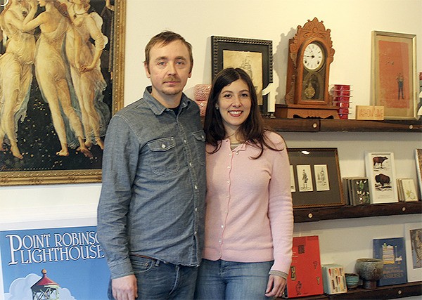 Brent and Holly Houston owned a gallery and frame shop in Chicago as well. Hinge Gallery will have a grand opening during First Friday.