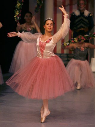 Sarah Balcom played Aurora in Blue Heron Dance’s 2008 production of “Sleeping Beauty.”