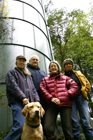 Members of the Westside Water Association say they’re happy to support the project. From left to right are Diana Drayton