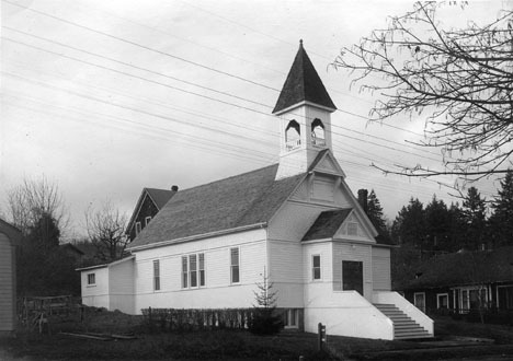 The Burton Community Church was built in 1897 and has remained in continual use since then.