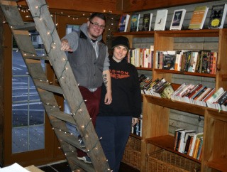 Mel Michaels and Lisa Stuhley are hard at work