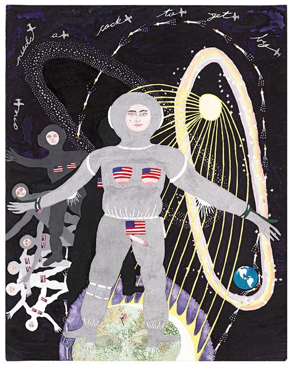 “Woman Landing on Man on the Moon” by Ann Leda Shapiro is now part of the Seattle Art Museum’s permanent collection.