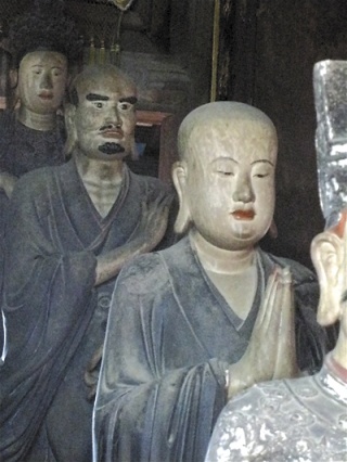Figures from the Tay Phuong Pagoda.