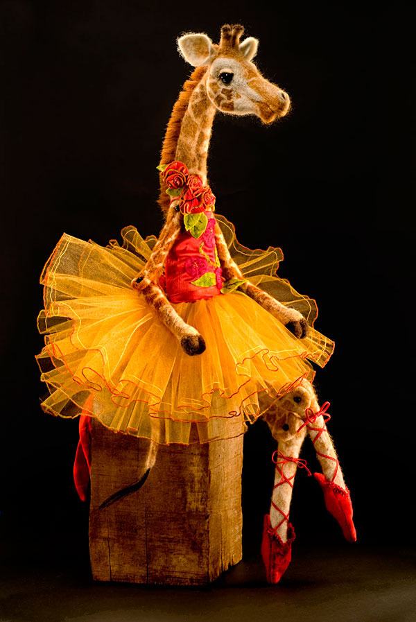 Monica Gripman’s felted scupltures will be on display at Hastings-Cone Gallery during December.