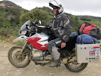 Ed Holmes traveled from his home on Vashon to the tip of South America by motorcycle.
