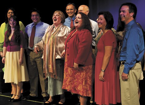 The cast of “A Grand Night for Singing” is eager to present their show to Islanders and raise money for Drama Dock.