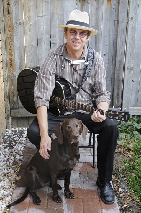 Pat LP Camozzi is the next performer in Vashon Allied Arts’ Family Series. He’ll play at the Blue Heron on Sunday.