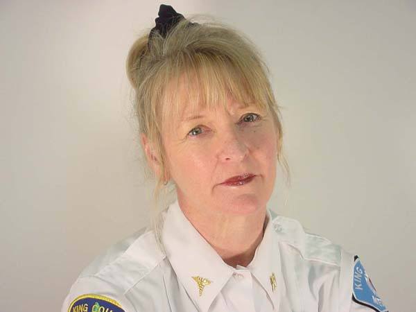 Paramedic Kathy Bonner was the first woman to complete the Seattle Fire Department’s paramedic program.