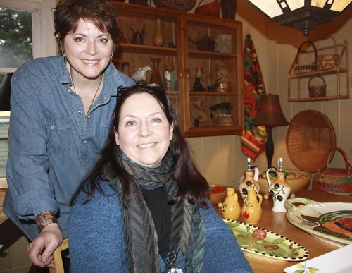 Christine Fournier and Janet Harrington at their new shop