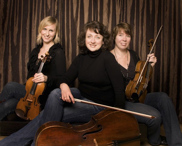 Players at three chamber music concerts this weekend will include (left to right) Victoria Parker