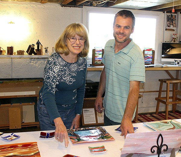 Michael Leavitt will show work with his mother