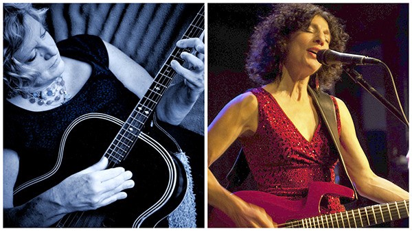 Jean Mann (left) and Sheryl Wiser (right) will play a show at the Blue Heron.