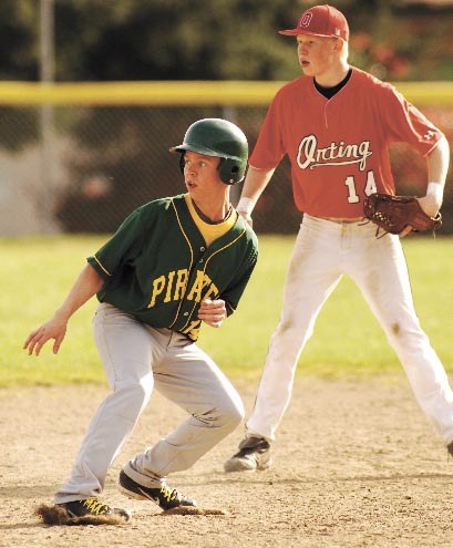 The Pirate baseball team won two games and lost one last week.