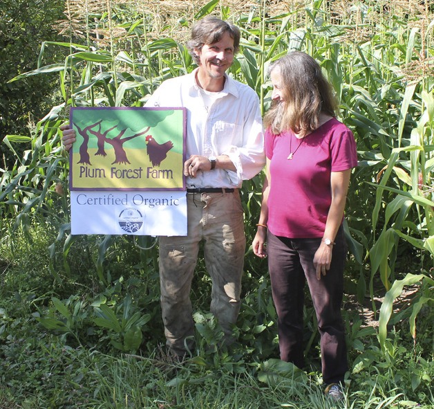 Rob Peterson and Joanne Jewell decided to get their farm certified because of their support of the organic movement.