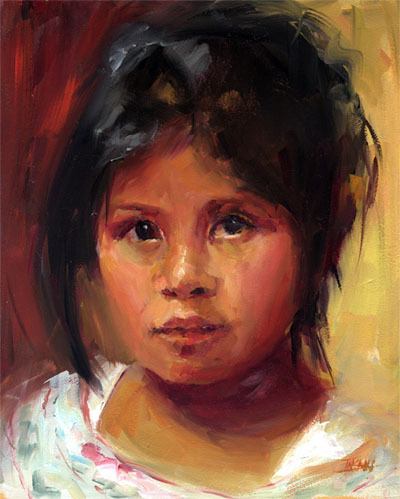 Pam Ingalls is among the artists who will open their studios for the Art Studio Tour. Pictured is a portrait by Ingalls.