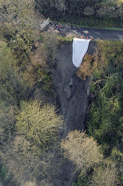 King County Roads officials believe the Luana Beach Road slide is stable