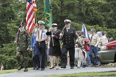At Monday’s Memorial Day ceremony at the Vashon Cemetery