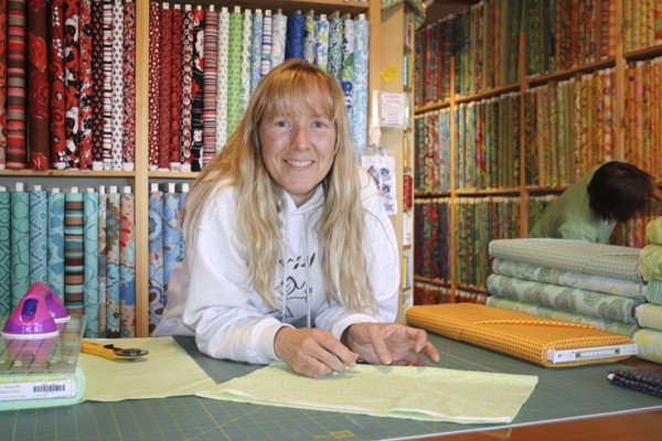 Island Quilter Owner Anja Shive attributes the award