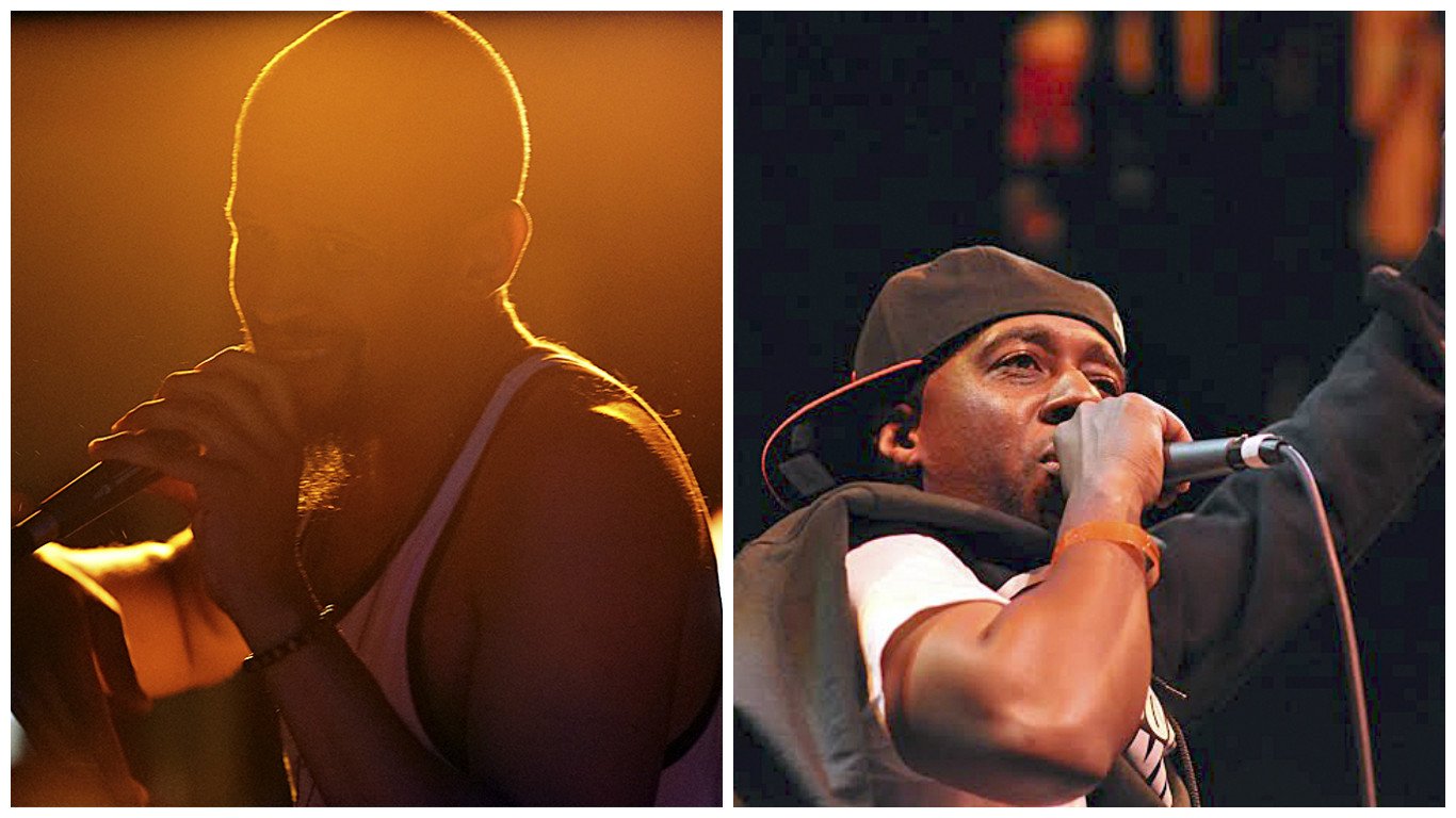 Left: Islander and hip-hop artist Ralph Reign. Photo by Pete Welch. Right: Seattle hip-hop artist Draze. Courtesy Photo