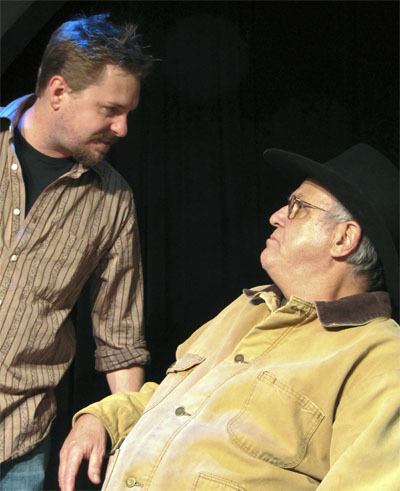 Peter Kreitner and Steve Tosterud play a father and son at odds in “Atticus.”