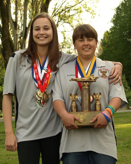 Lily Voynick and Corinne Blair’s competitive shooting team won or placed in several national events last month.