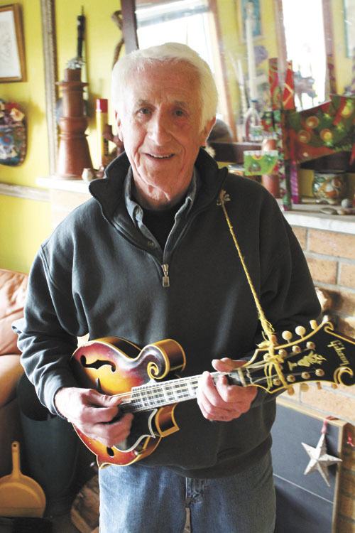 Paul Colwell will play a Gibson mandolin his father sent to him in 1961 at Sunday’s FamJam