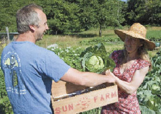 The Yarkins began selling produce regularly at the Farmers Market last year.