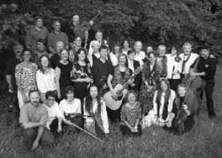 Pictured are some of the 70 musicians of Vashon Celtic Players.