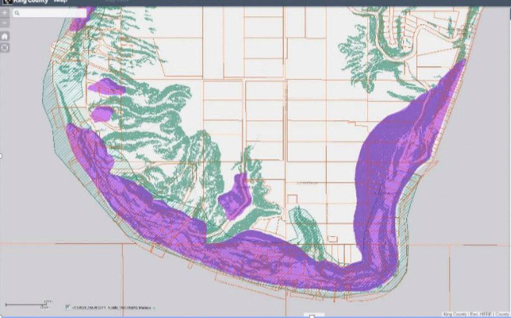 King County introduces new landslide hazard maps VashonMaury Island