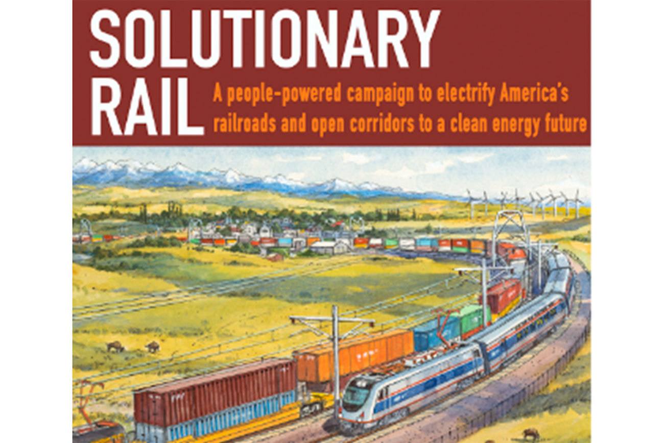 Island activist co-authors book about electrifying nation’s railroads