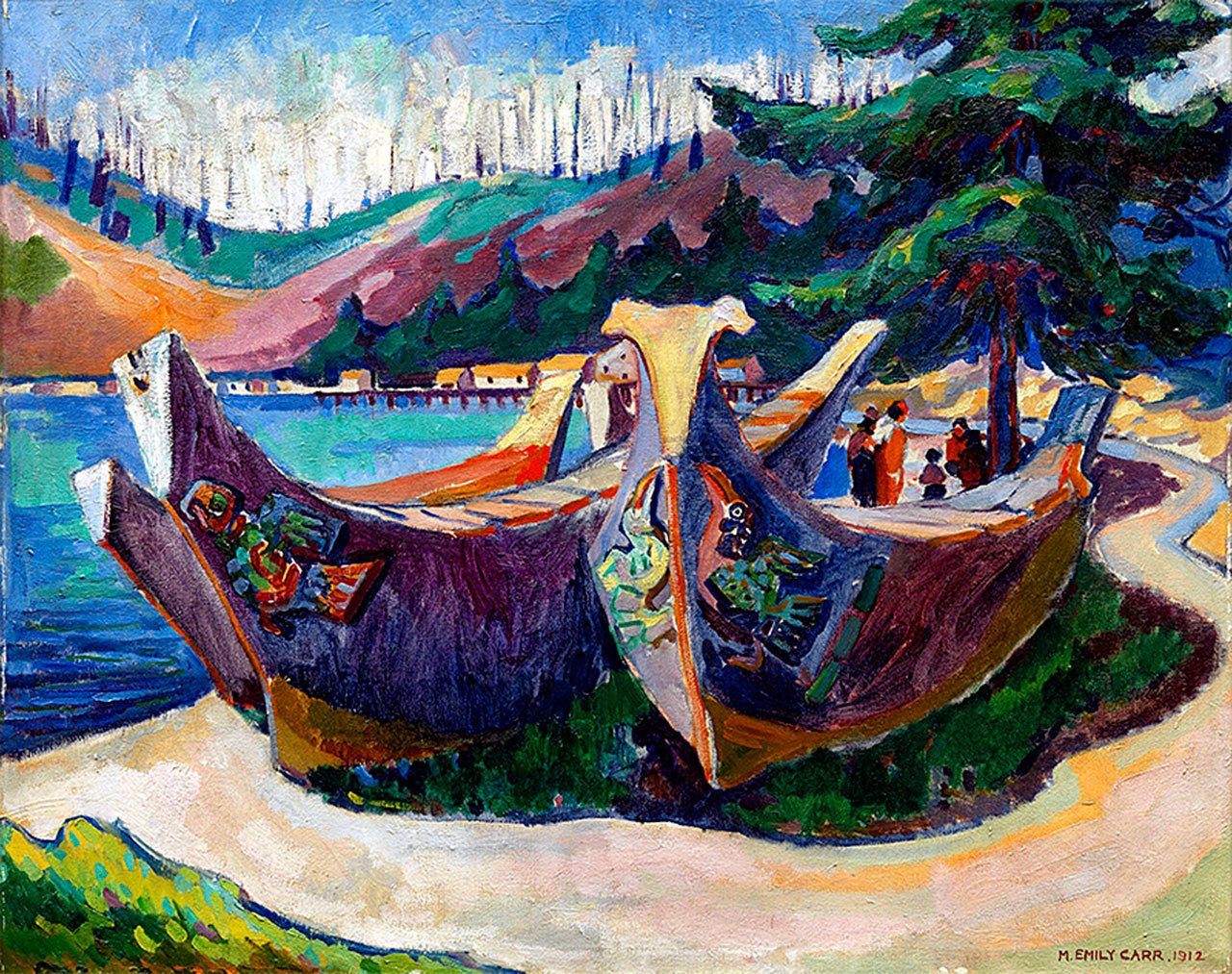 First Nation War Canoes by Emily Carr (Courtsey Photo)
