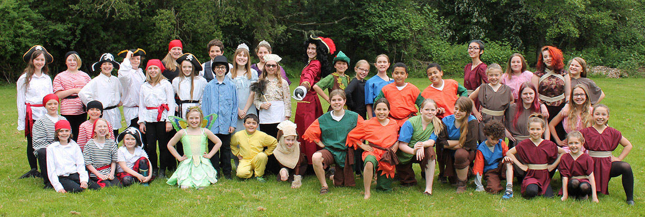 The cast of Peter Pan, Jr. (Emily Browne Photo)