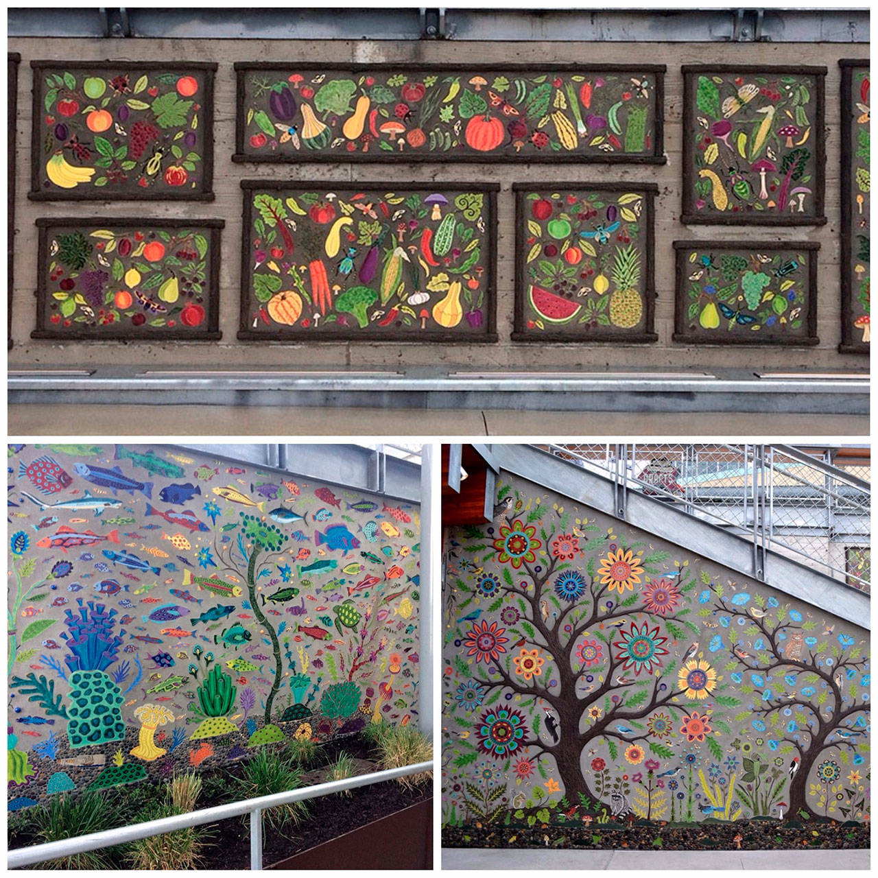Tilework by Clare Dohna at Pike Place Market. (Courtesy Photos)