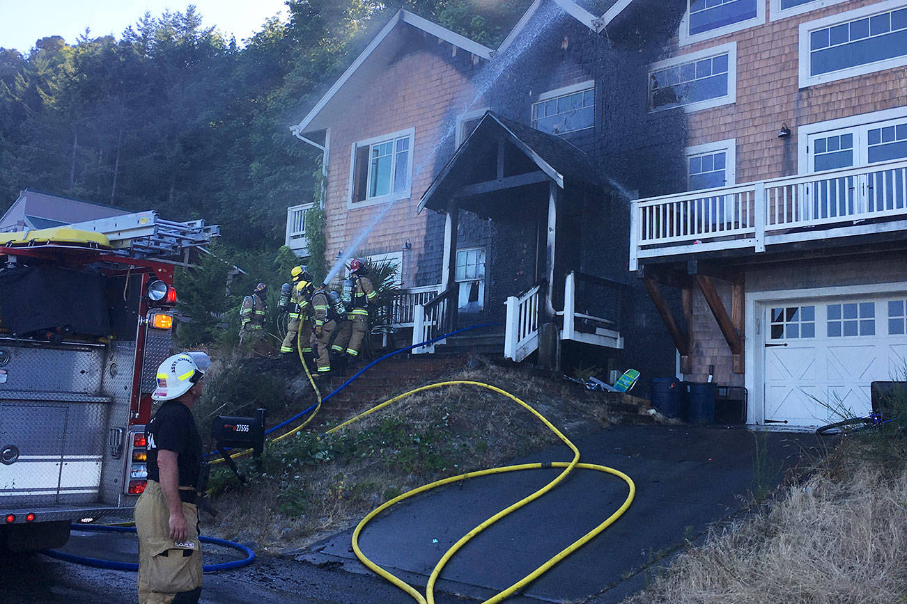 Fires damaged two homes last week