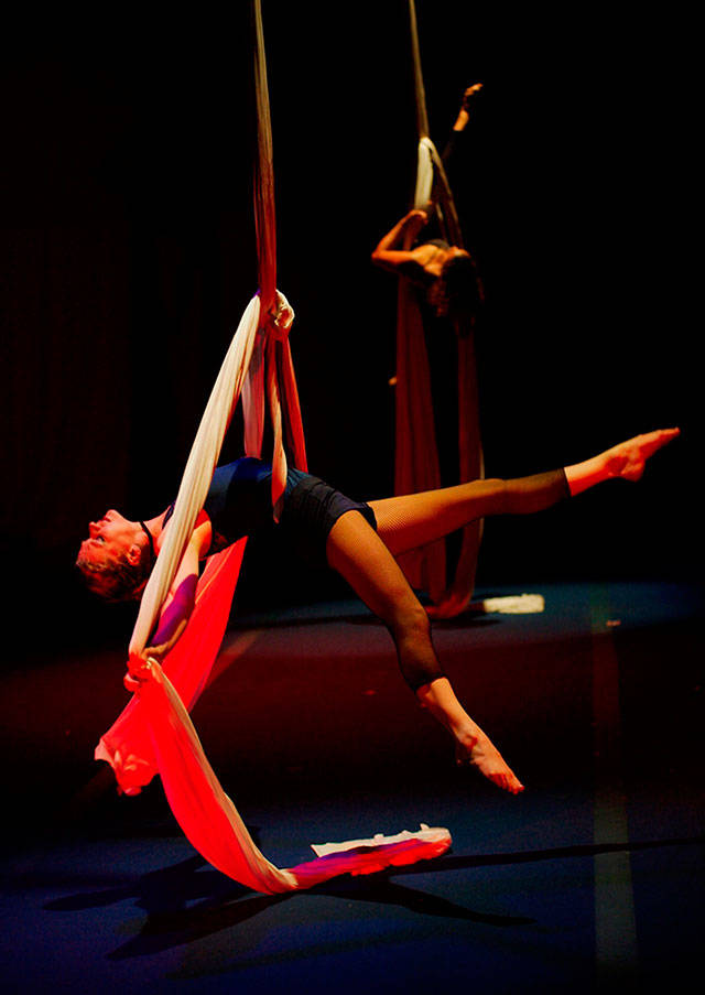 Helen Fitanides of UpSwing Aerial Dance Company (Courtesy Photo)