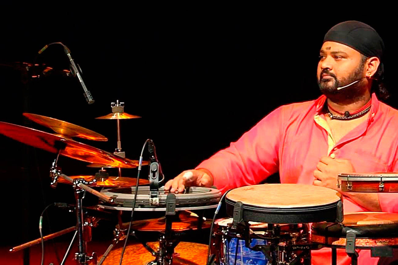 Percussionist V. Selvaganesh will join island musician Jason Everett and other respected musicians for a concert next Friday. (Courtesy Photo)