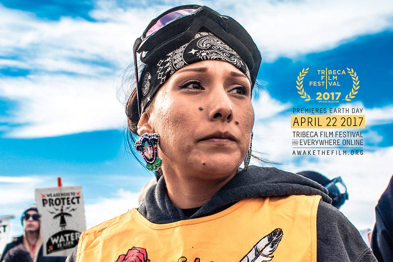 The film poster for “AWAKE, A Dream from Standing Rock.” (Courtesy Photo)