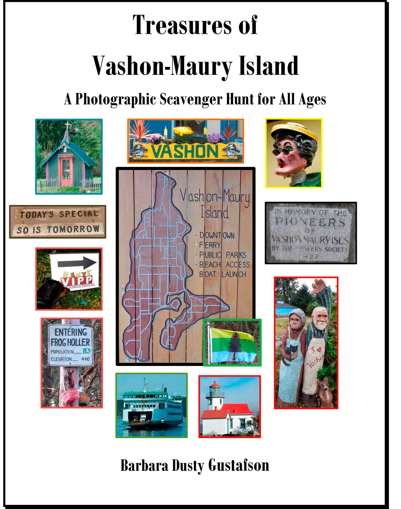 Courtesy Photo                                The cover of Barbara Gustafson’s new book, “Treasures of Vashon-Maury Island”
