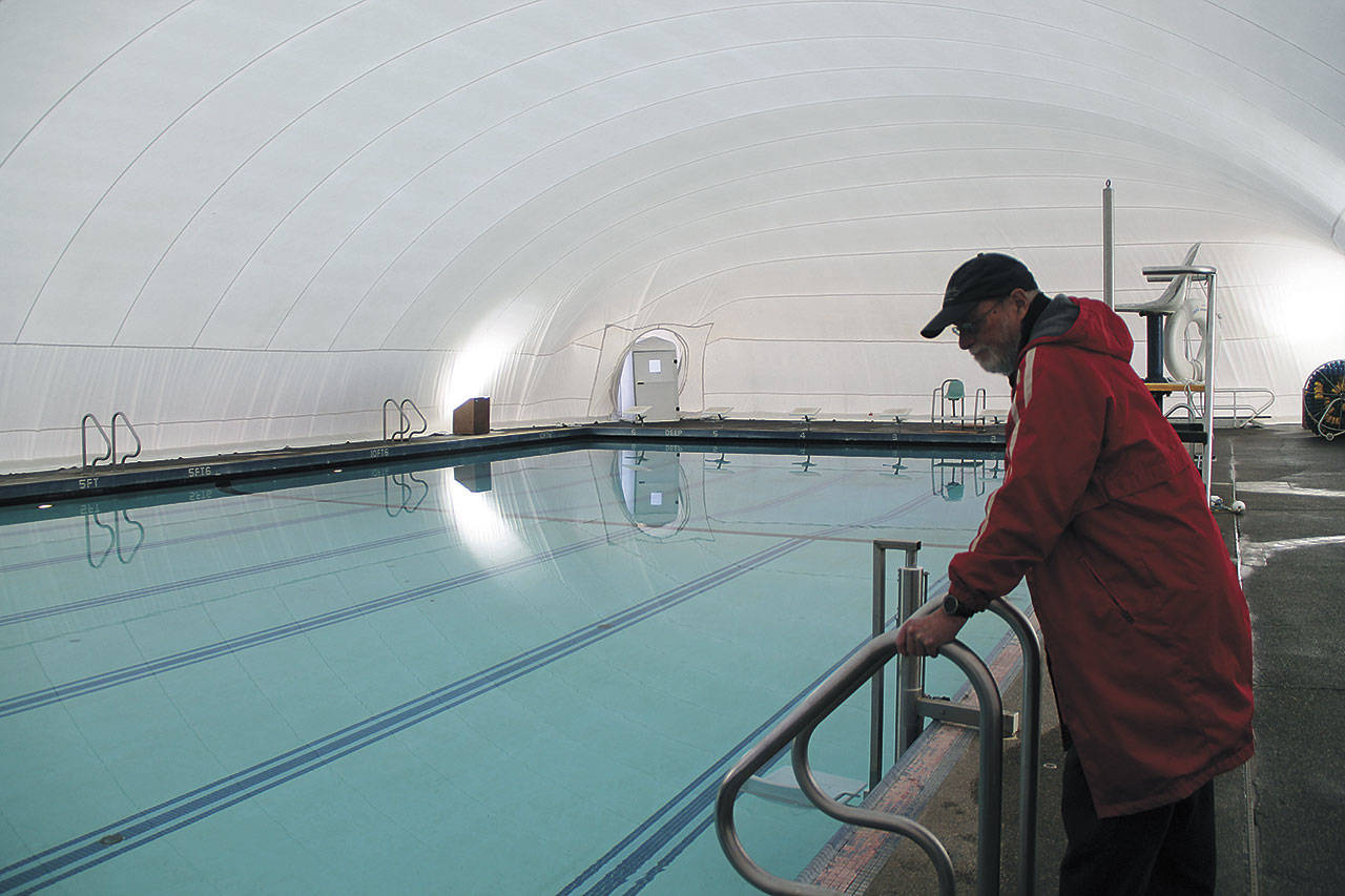 Get set to swim: Dome project nearly complete at Vashon Pool