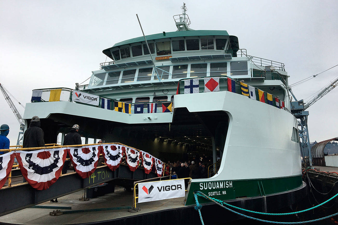 WSF christens new 144-car ferry