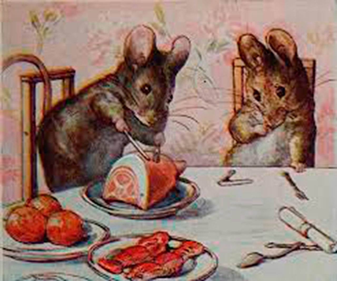 Illustration from Beatrix Potters Two Bad Mice (Courtesy Photo)