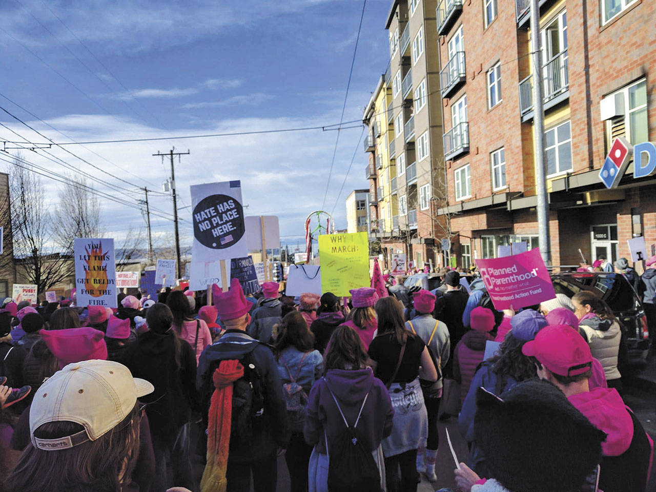 Participants make their way along the route during last year’s march. (Jenna Riggs photo)