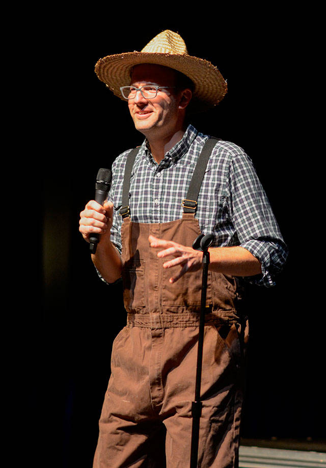 Anthony Winkler performs in “14/48: The World’s Quickest Theatre Festival.” (Courtesy photo)