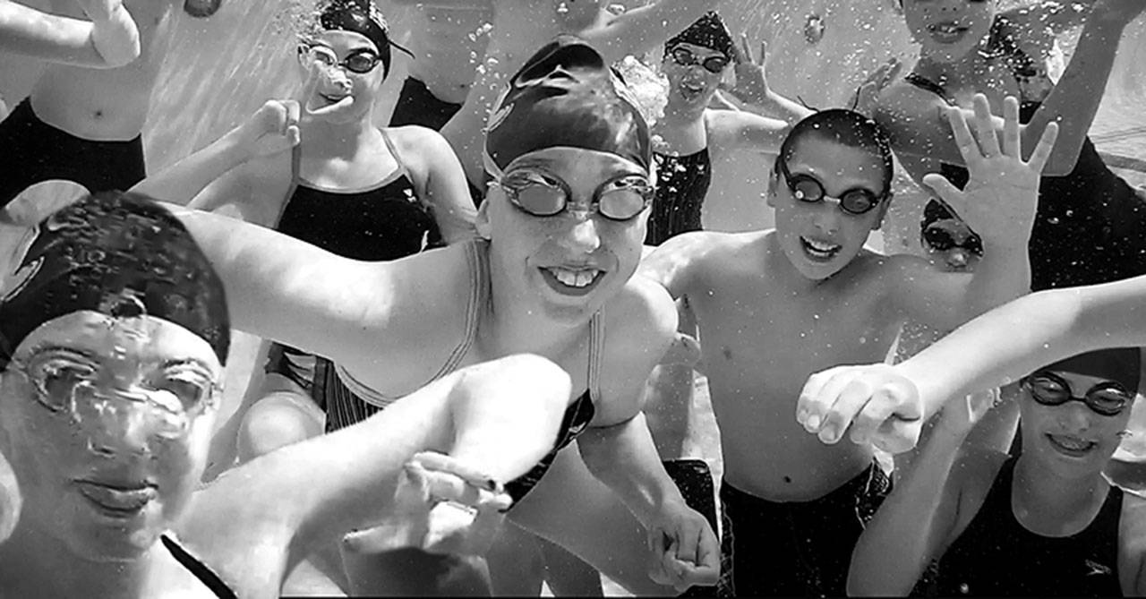 Happy swimmers at the Vashon pool. (Lisa MacLeod Photo)