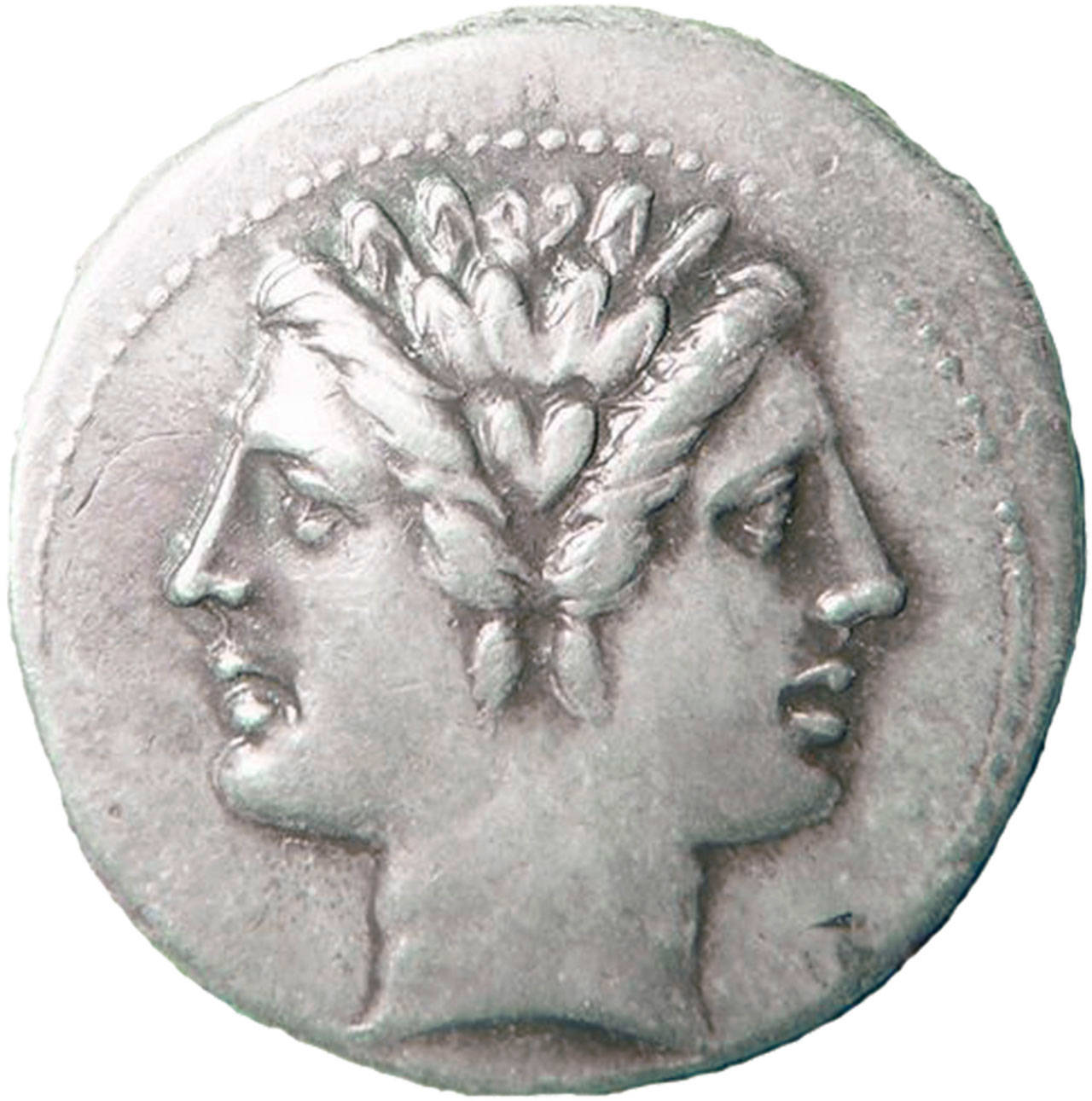 Courtesy Photo                                Janus coin of Roman Republic