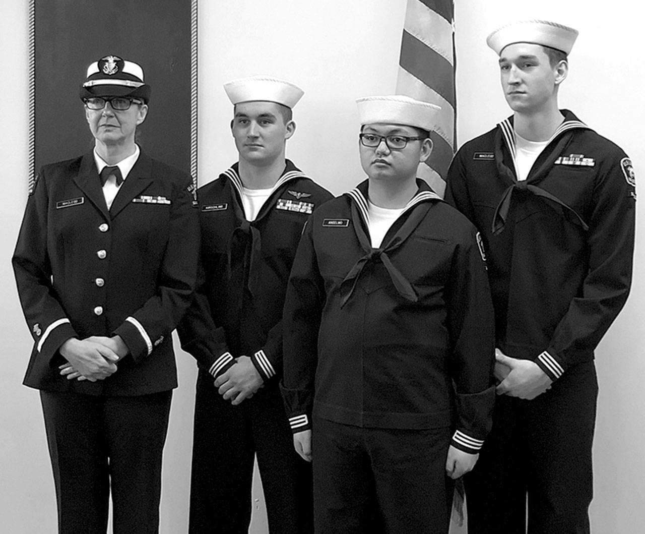 VHS Naval Sea Cadets pass inspection