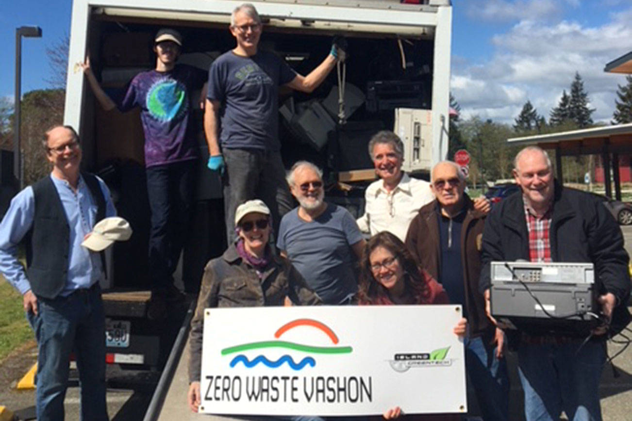 Zero Waste Vashon will hold second electronics recycling event
