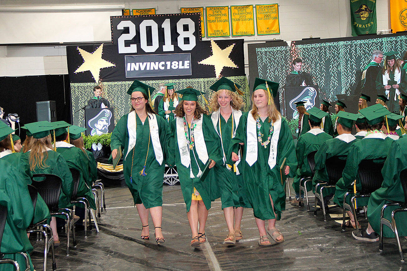 Vashon High School class of 2018 graduates
