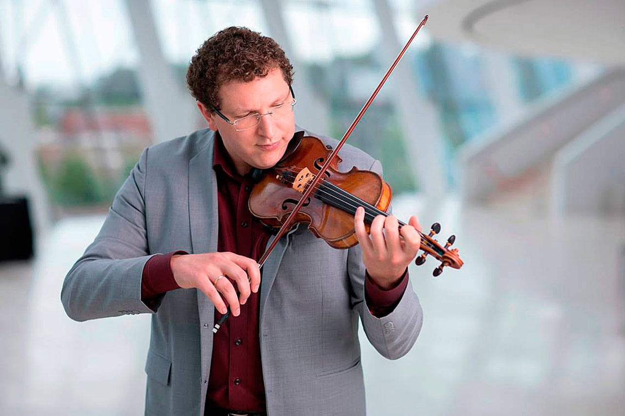 Seattle Symphony Concertmaster Noah Geller will perform with Vashon Chamber Music (Courtesy Photo).
